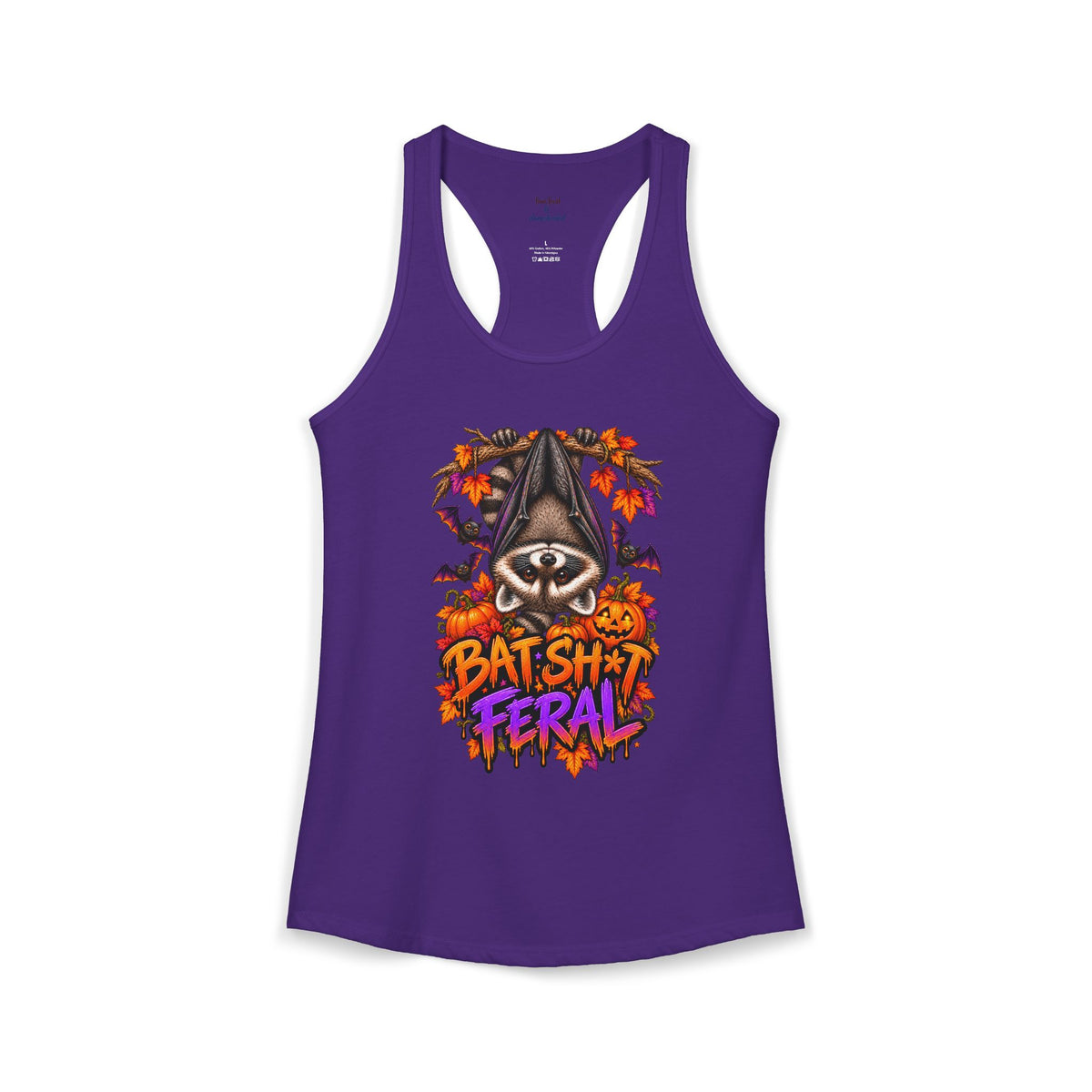 Batty Raccoon Racerback Tank
