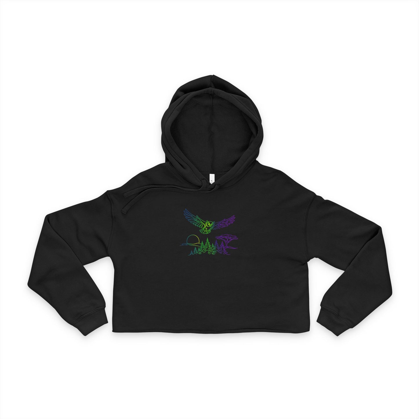 Owl Cropped Hoodie