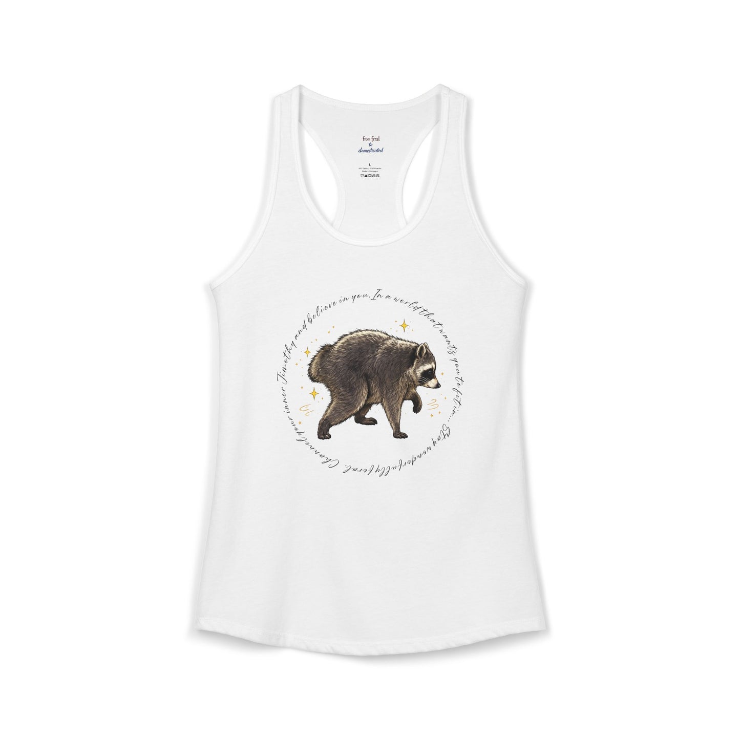 Jimothy Raccoon Racerback Tank