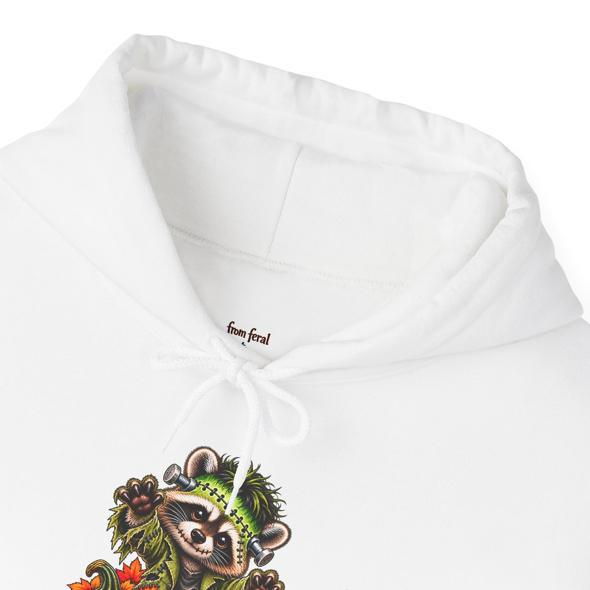 Frankenstein Raccoon Halloween Hooded Sweatshirt