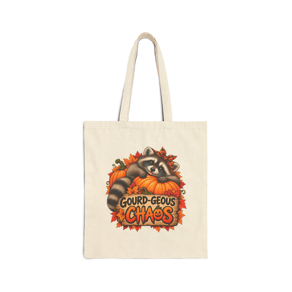 Gourd-geous Raccoon Tote Bag
