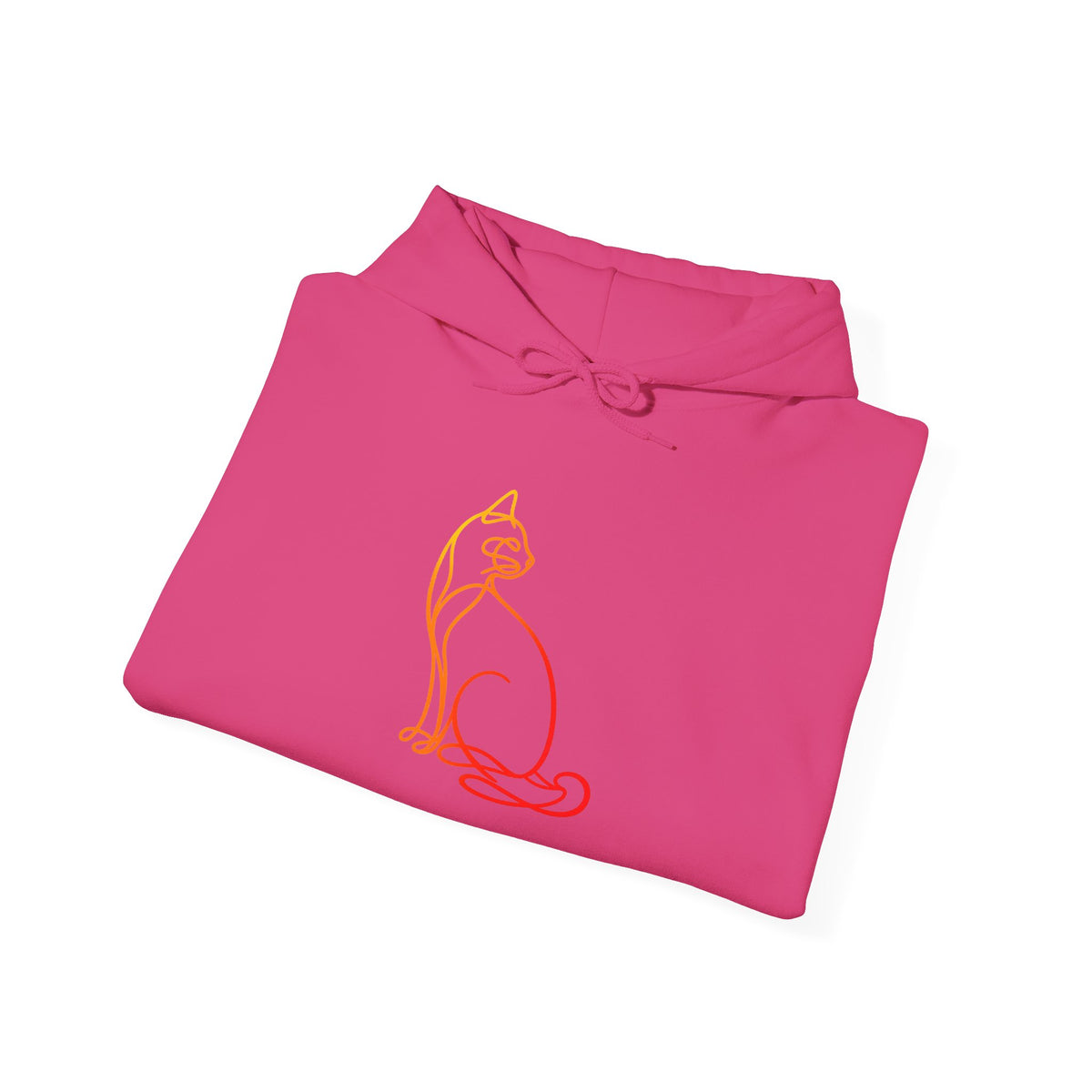 Sunrise Cat Hooded Sweatshirt