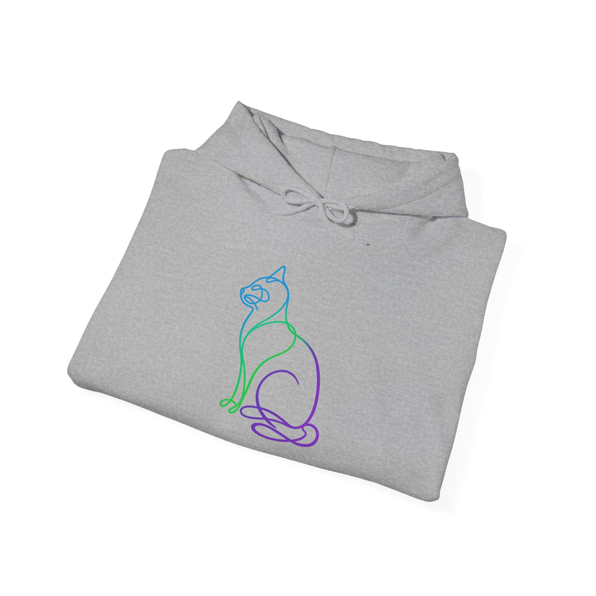 Northern Lights Cat Hooded Sweatshirt