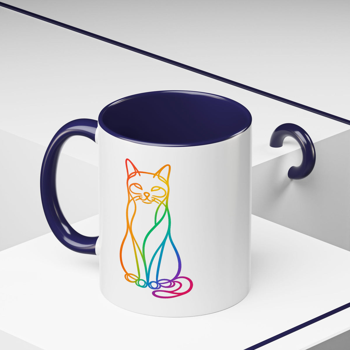 Rainbow Cat Coffee Mug  (11/15oz)