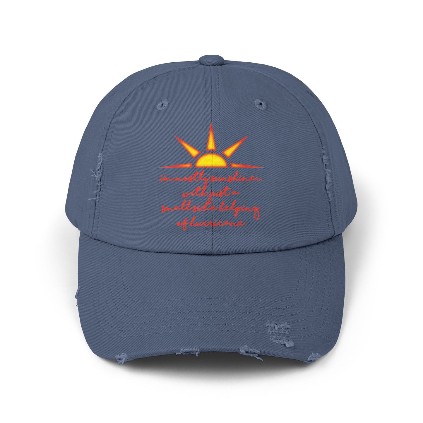 "Sunshine" Distressed Cap —  Funny Truth Hat