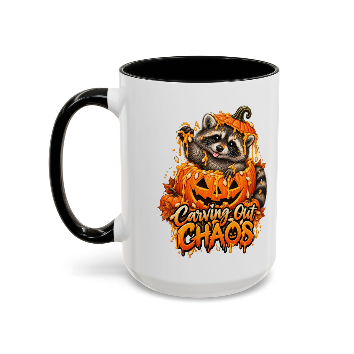Carving Out Chaos Raccoon Coffee Mug  (11/15oz)