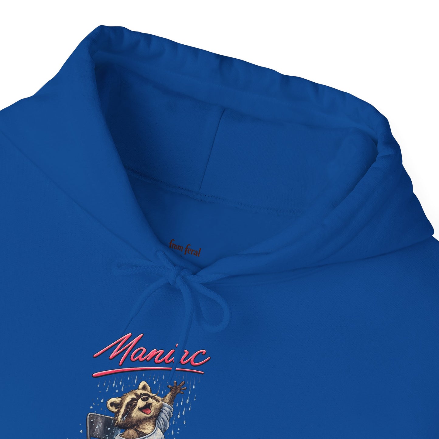 Dancing Raccoon "Maniac" Hooded Sweatshirt