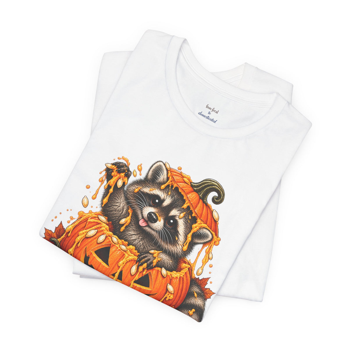Carving Out Chaos Raccoon T-Shirt