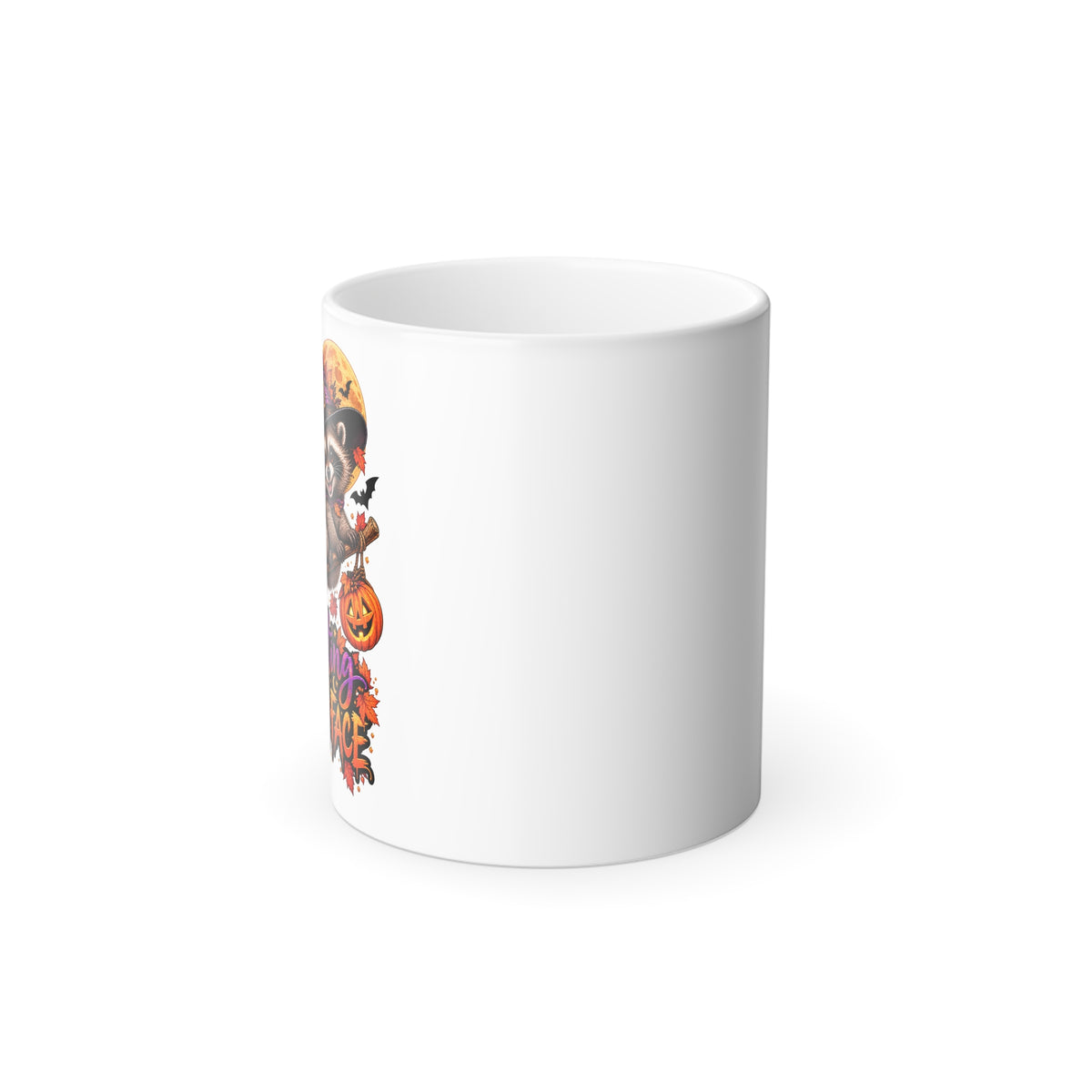 Resting Witch Face Raccoon Color-Changing Mug  11 oz