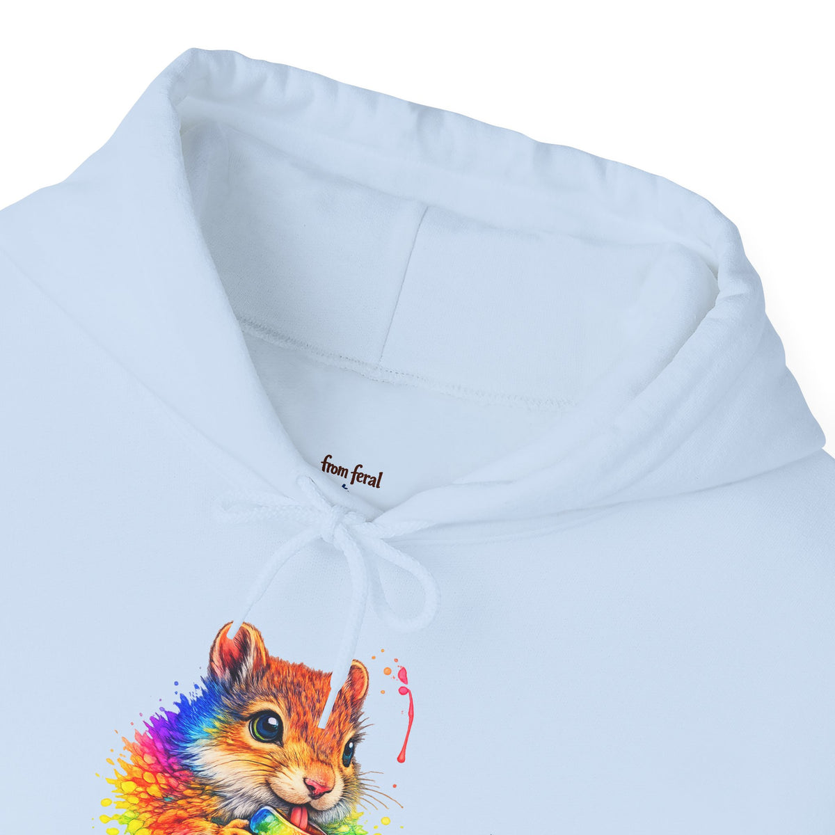 Watercolor Squirrel Hooded Sweatshirt