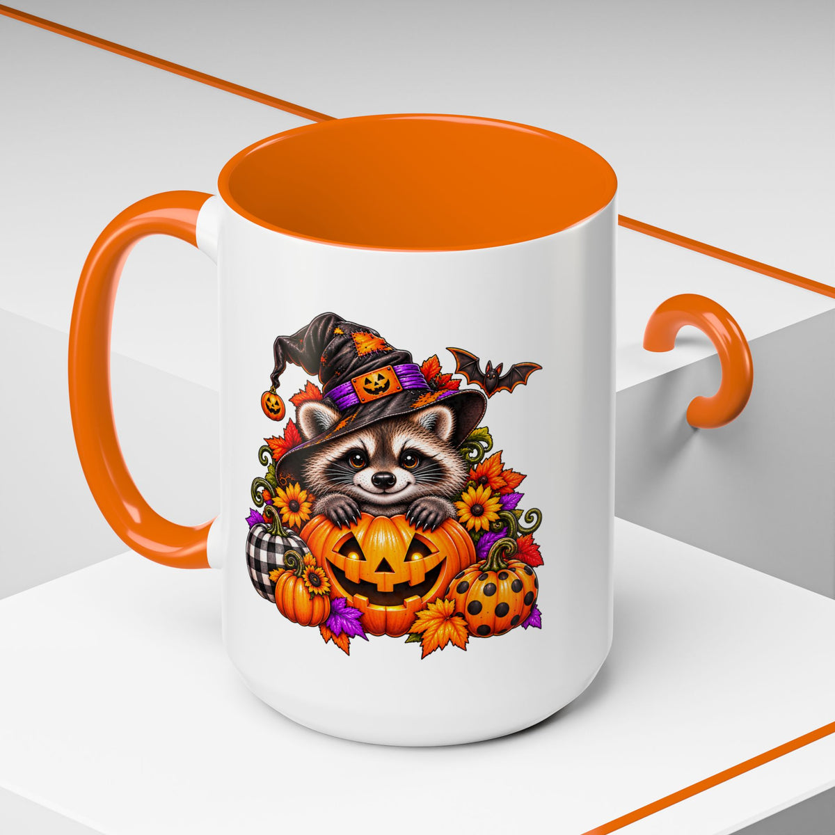 Halloween Raccoon Coffee Mug  (11/15oz)