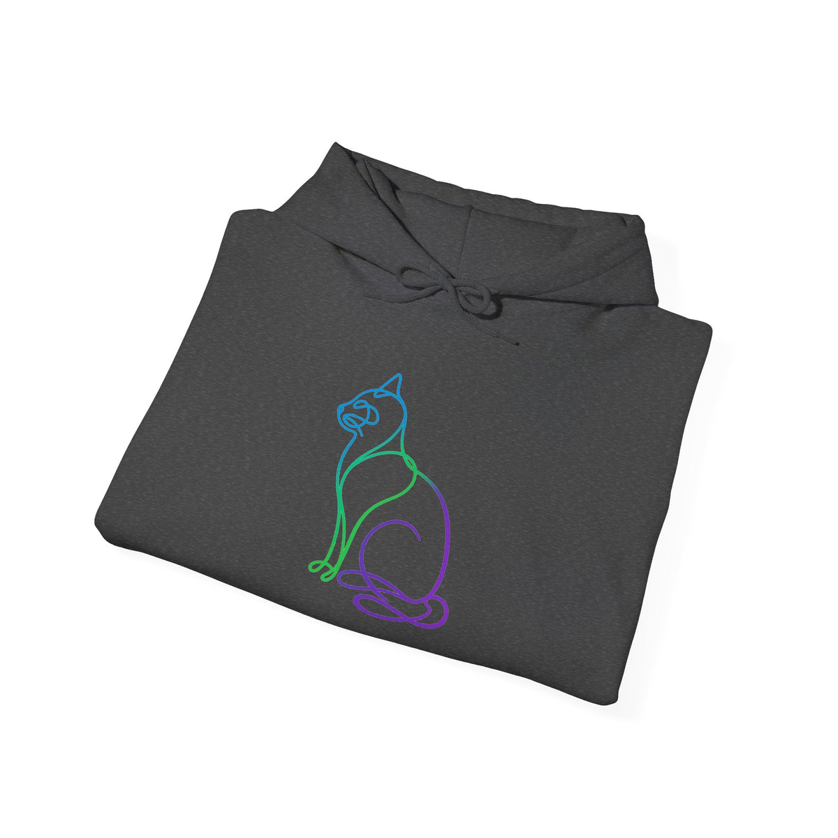 Northern Lights Cat Hooded Sweatshirt