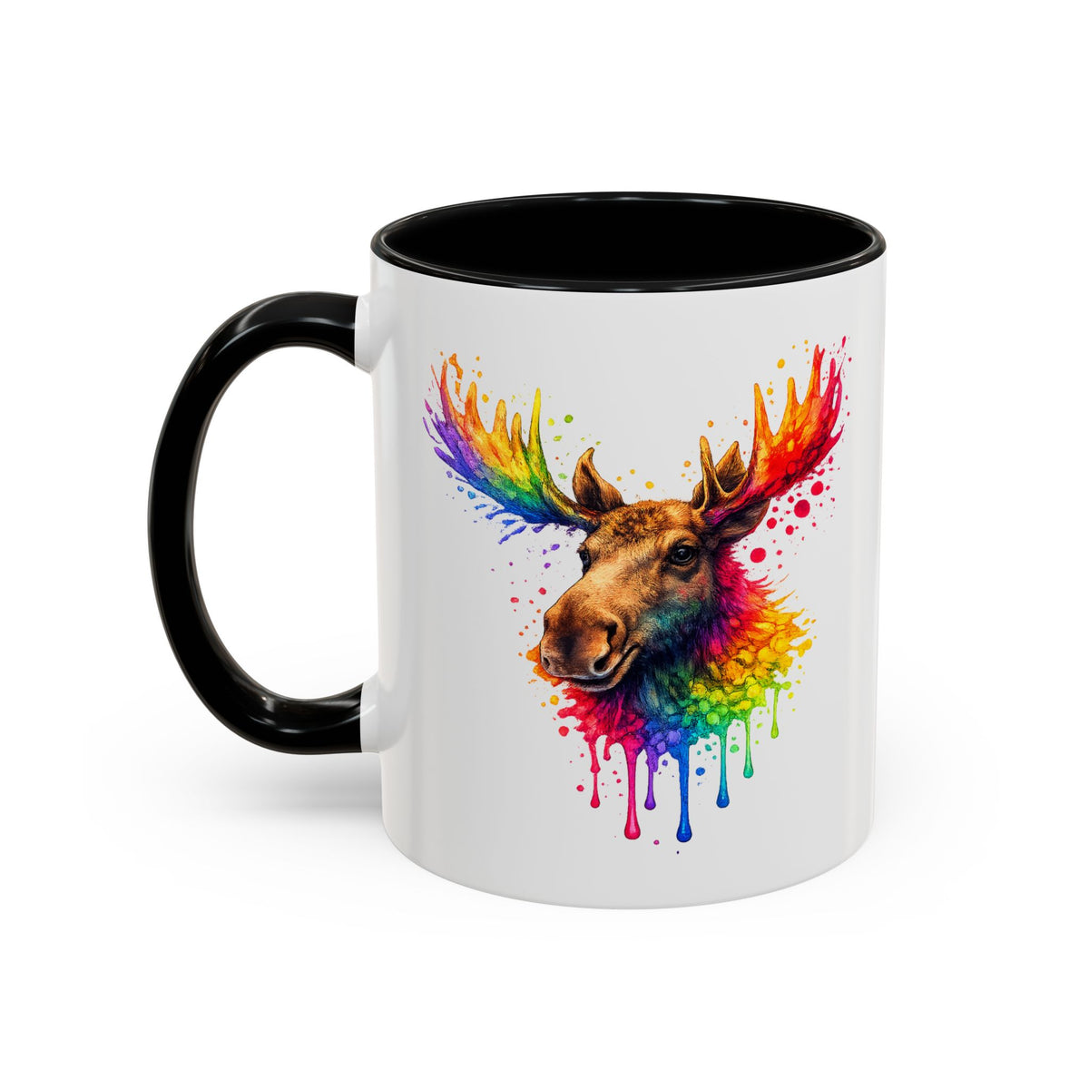 Watercolor Moose Coffee Mug  (11/15oz)