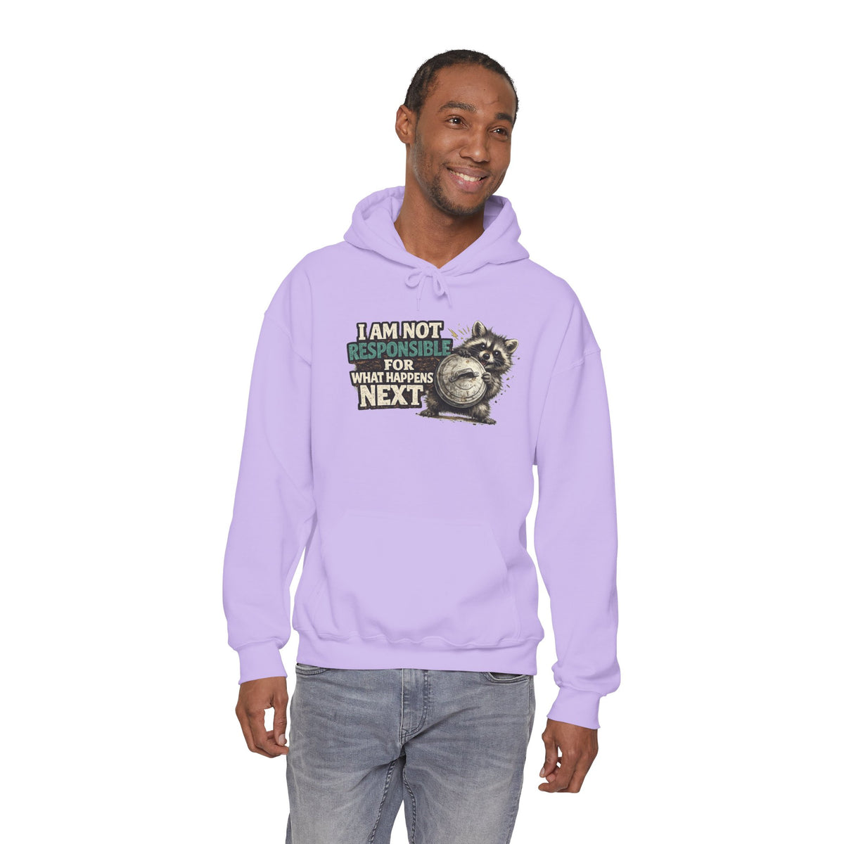 Not Responsible Raccoon Hooded Sweatshirt