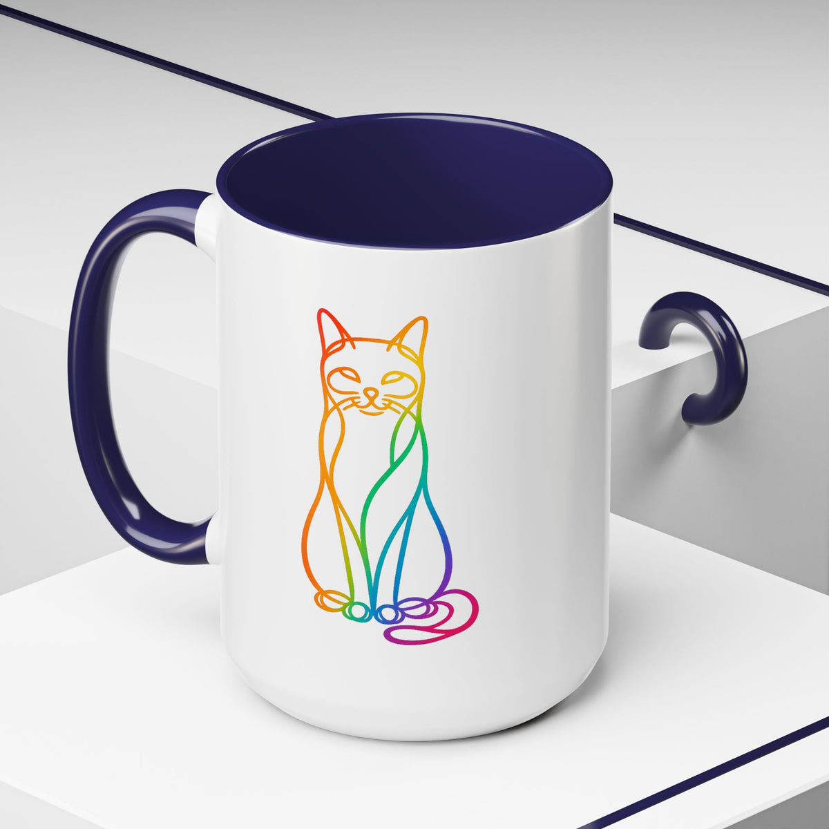 Rainbow Cat Coffee Mug  (11/15oz)