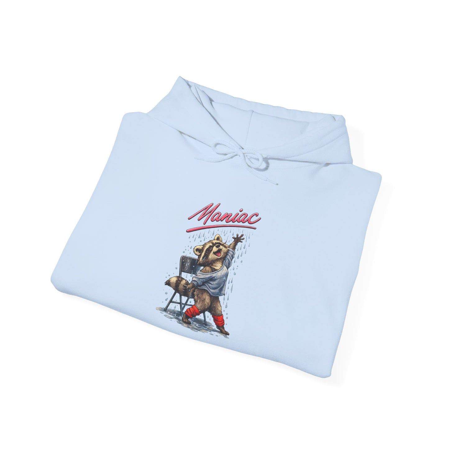 Dancing Raccoon "Maniac" Hooded Sweatshirt