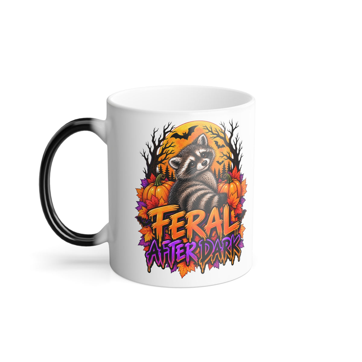 After Dark Raccoon Color-Changing Mug  11 oz