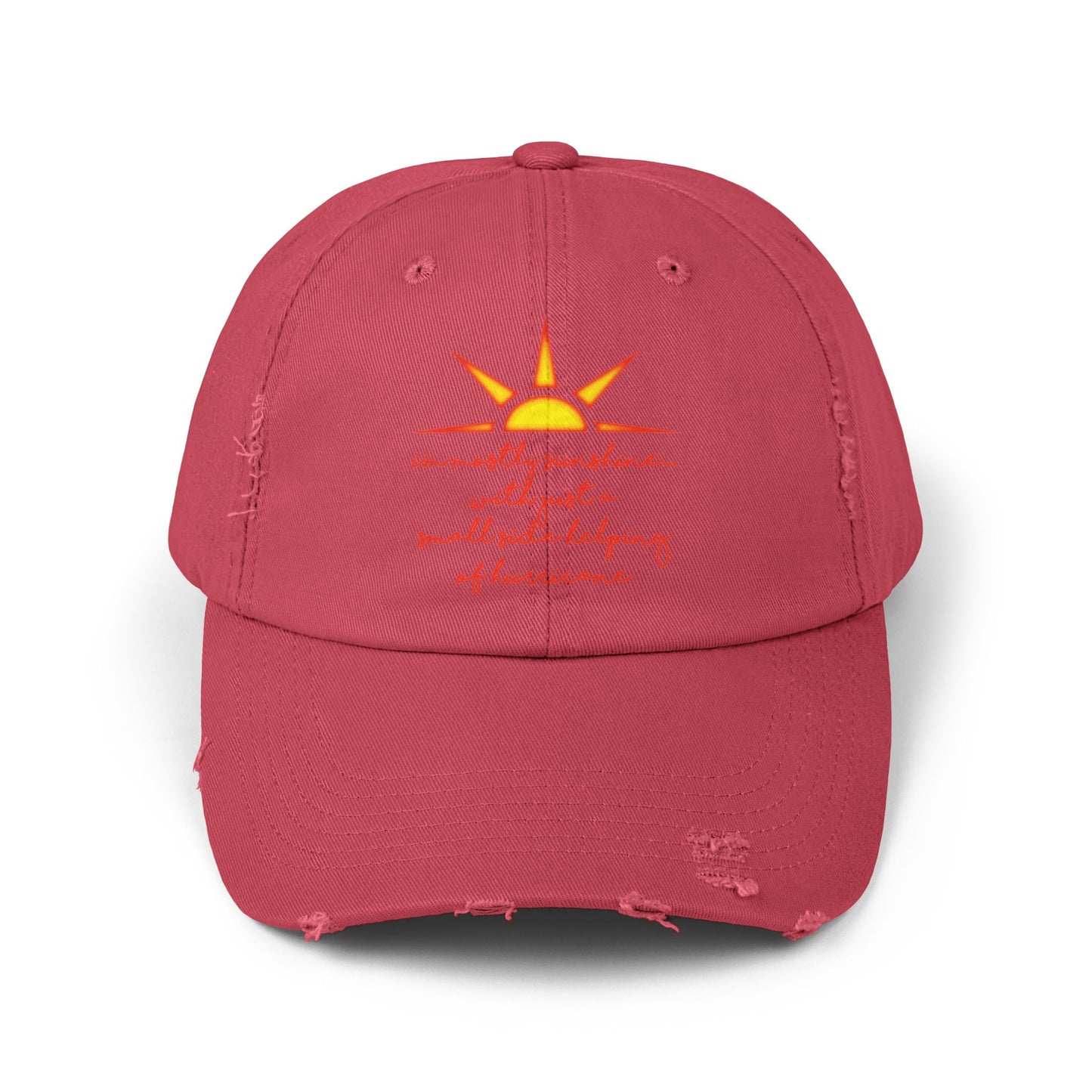 "Sunshine" Distressed Cap —  Funny Truth Hat