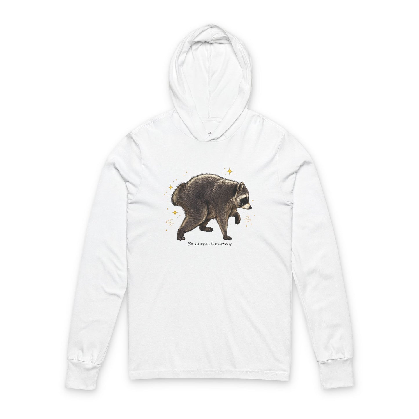 Jimothy The Raccoon Hooded Long Sleeve T-Shirt