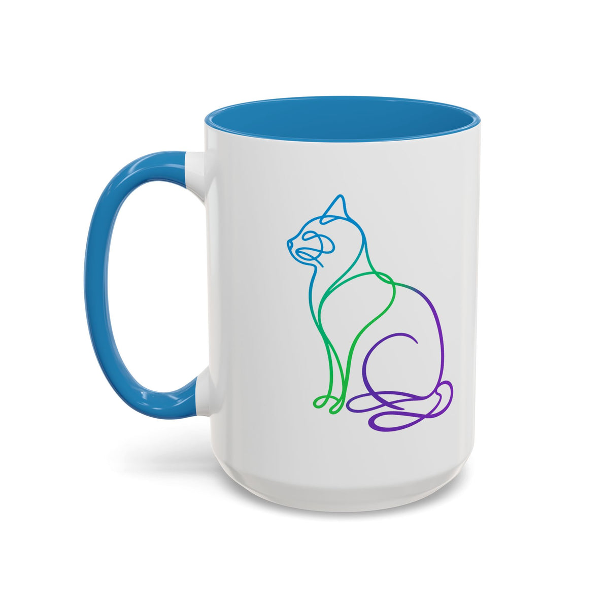 Northern Lights Cat Coffee Mug  (11/15oz)