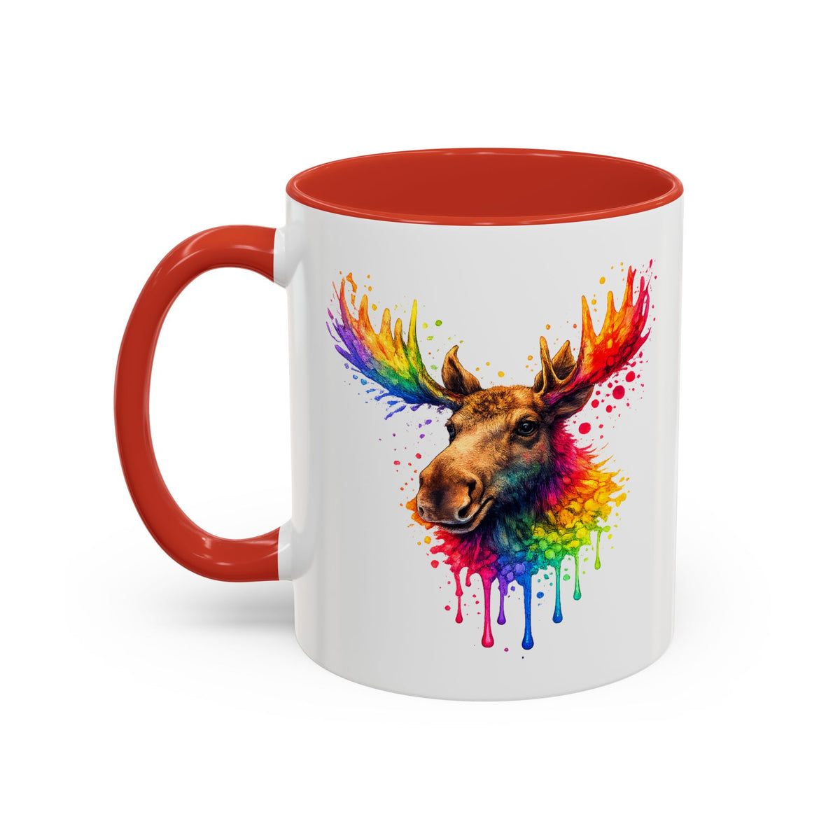 Watercolor Moose Coffee Mug  (11/15oz)