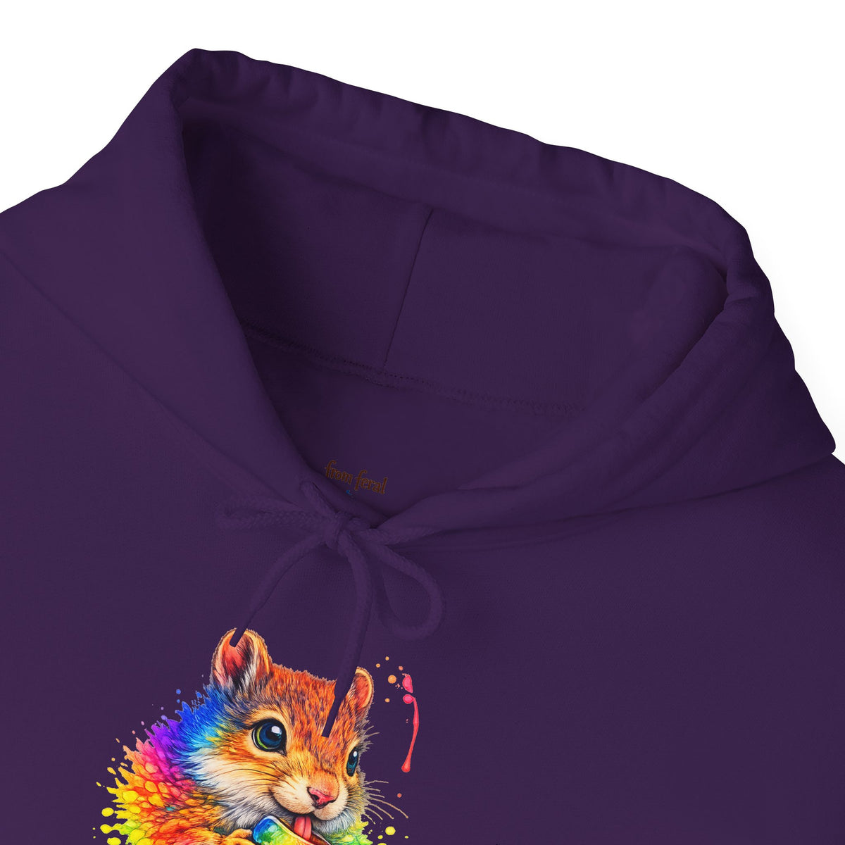 Watercolor Squirrel Hooded Sweatshirt