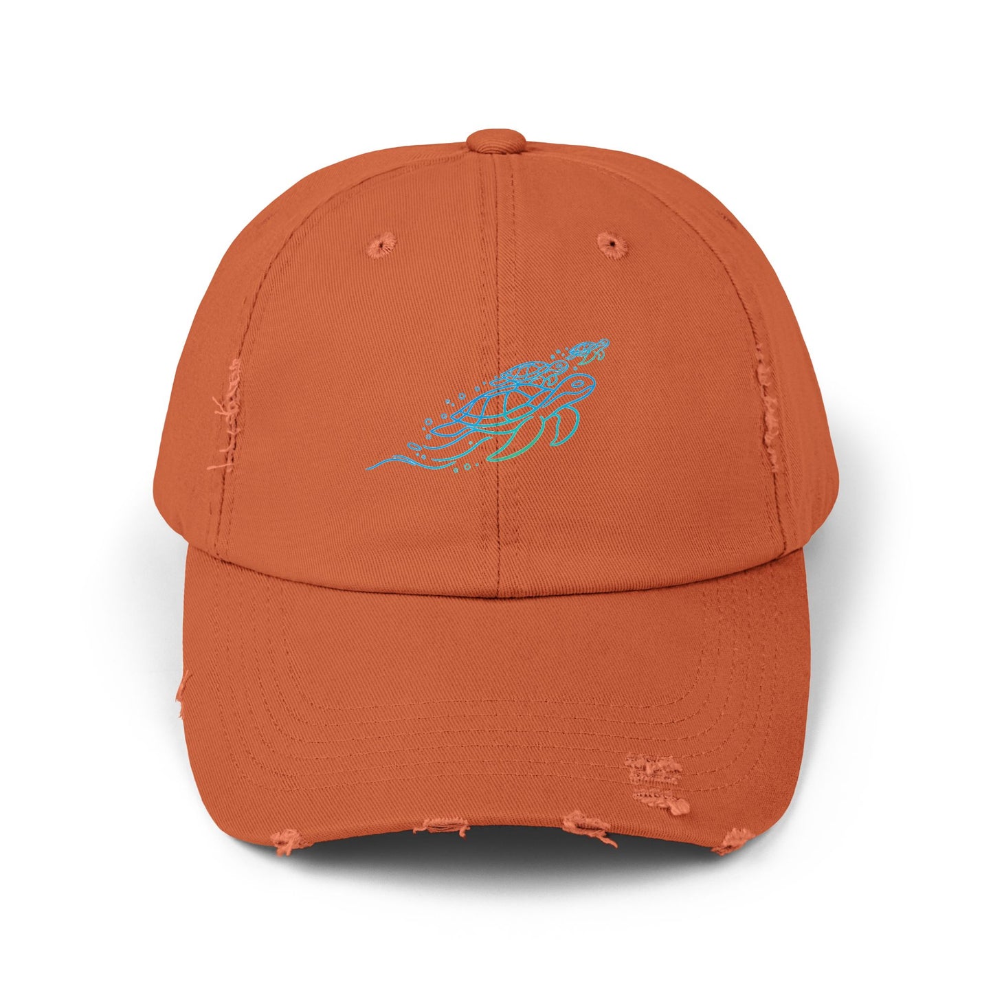 Swimming Sea Turtles | Distressed Cap