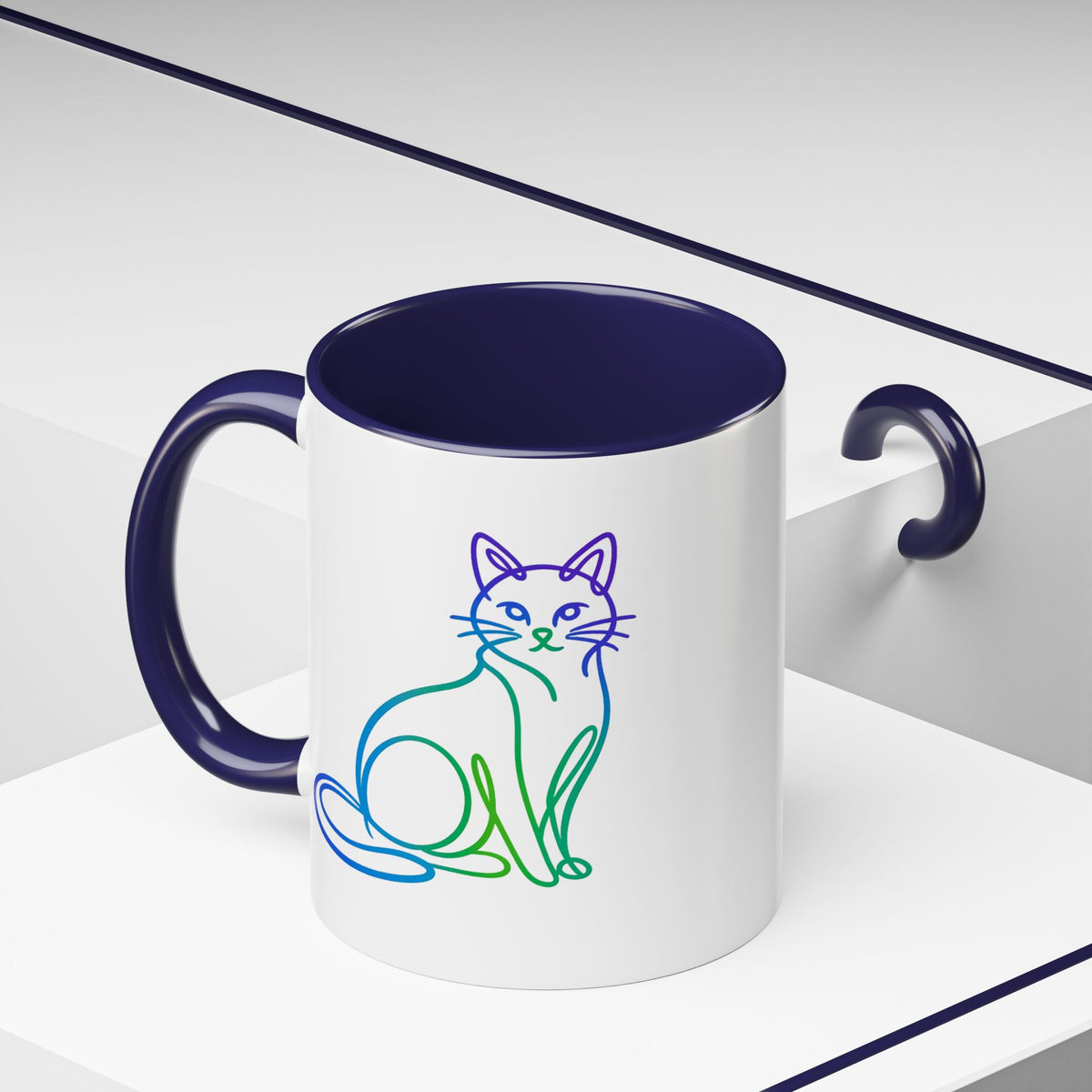 Northern Lights Cat Coffee Mug  (11/15oz)