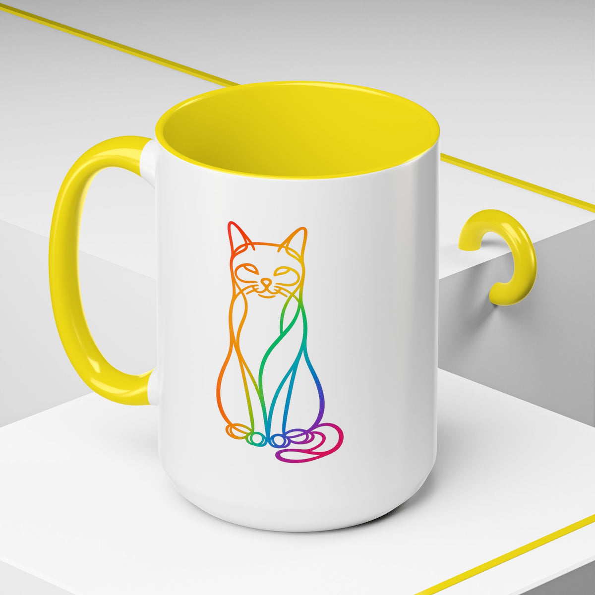 Rainbow Cat Coffee Mug  (11/15oz)