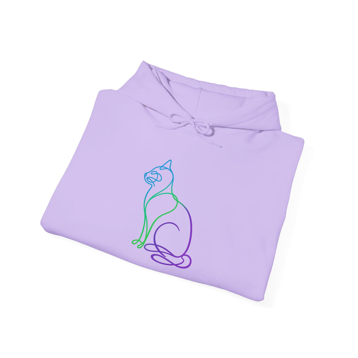 Northern Lights Cat Hooded Sweatshirt