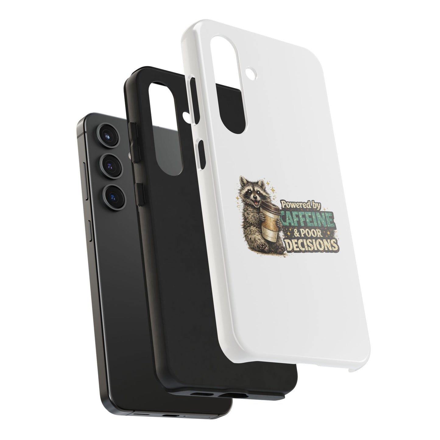 Poor Decisions Raccoon Phone Case — Tough & Cute Protective Phone Cover