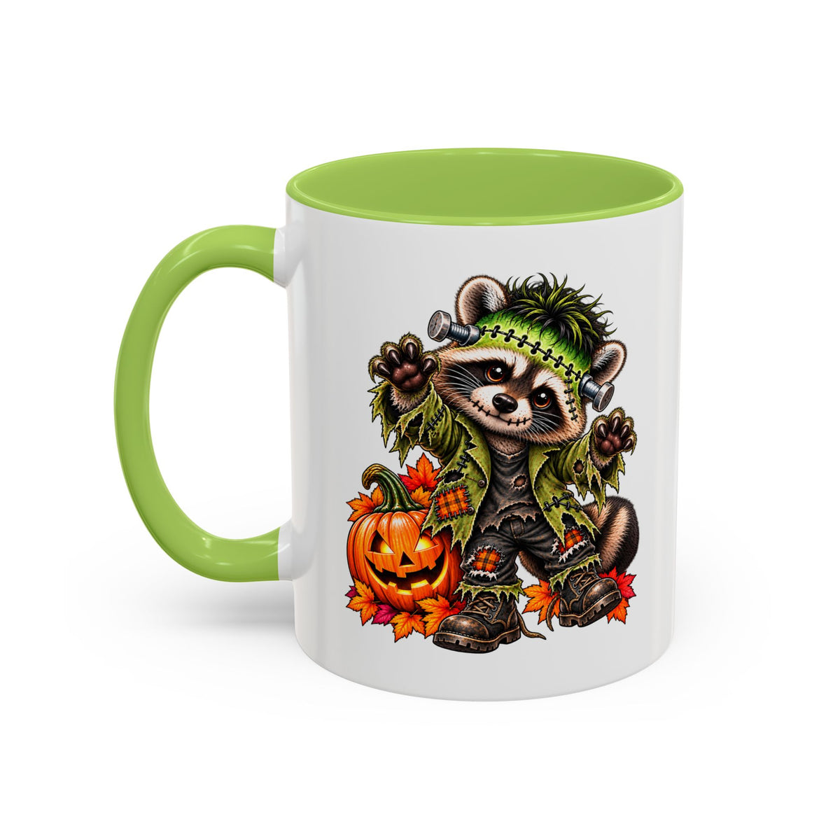 Halloween Frankenstein Raccoon Coffee Mug  (11/15oz)
