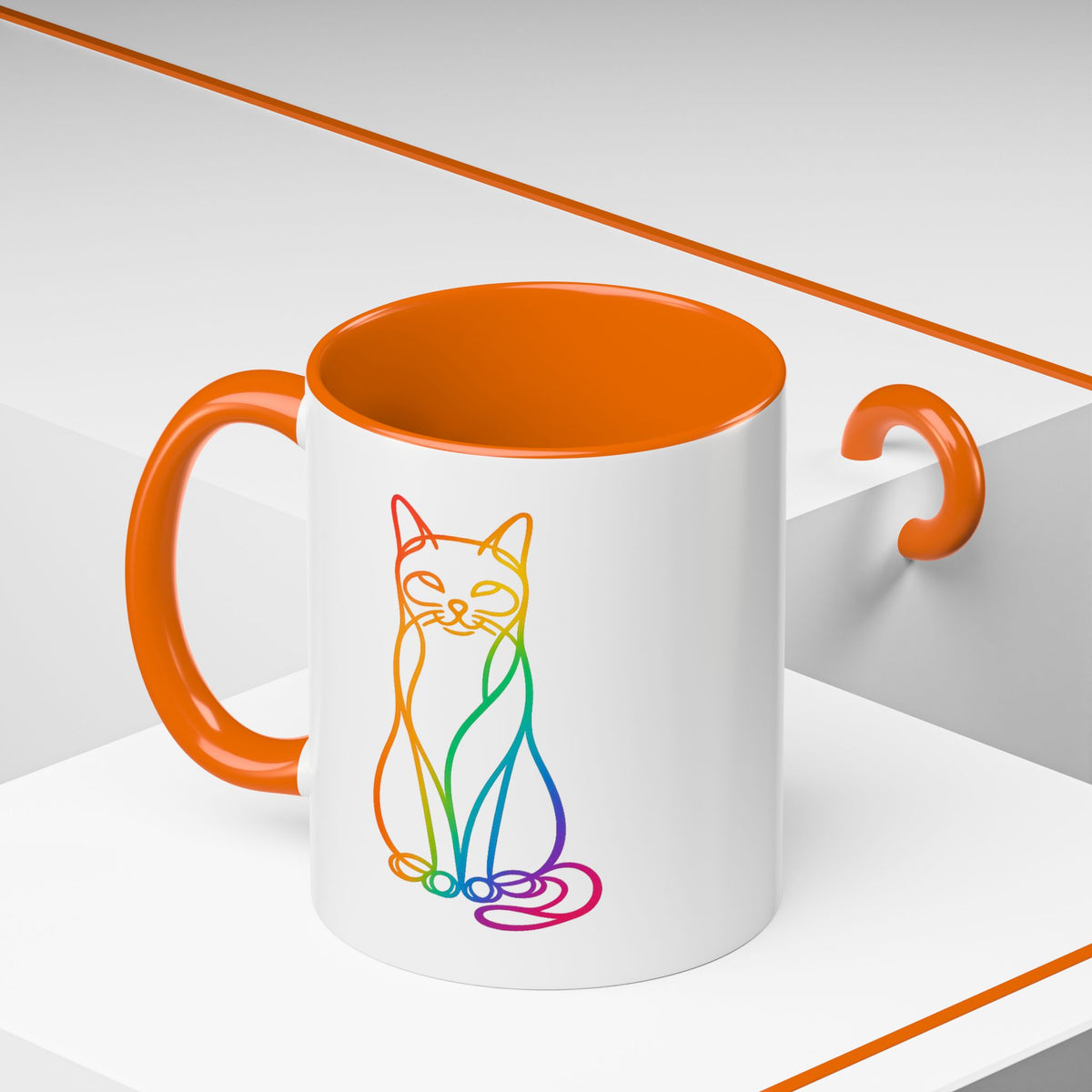 Rainbow Cat Coffee Mug  (11/15oz)