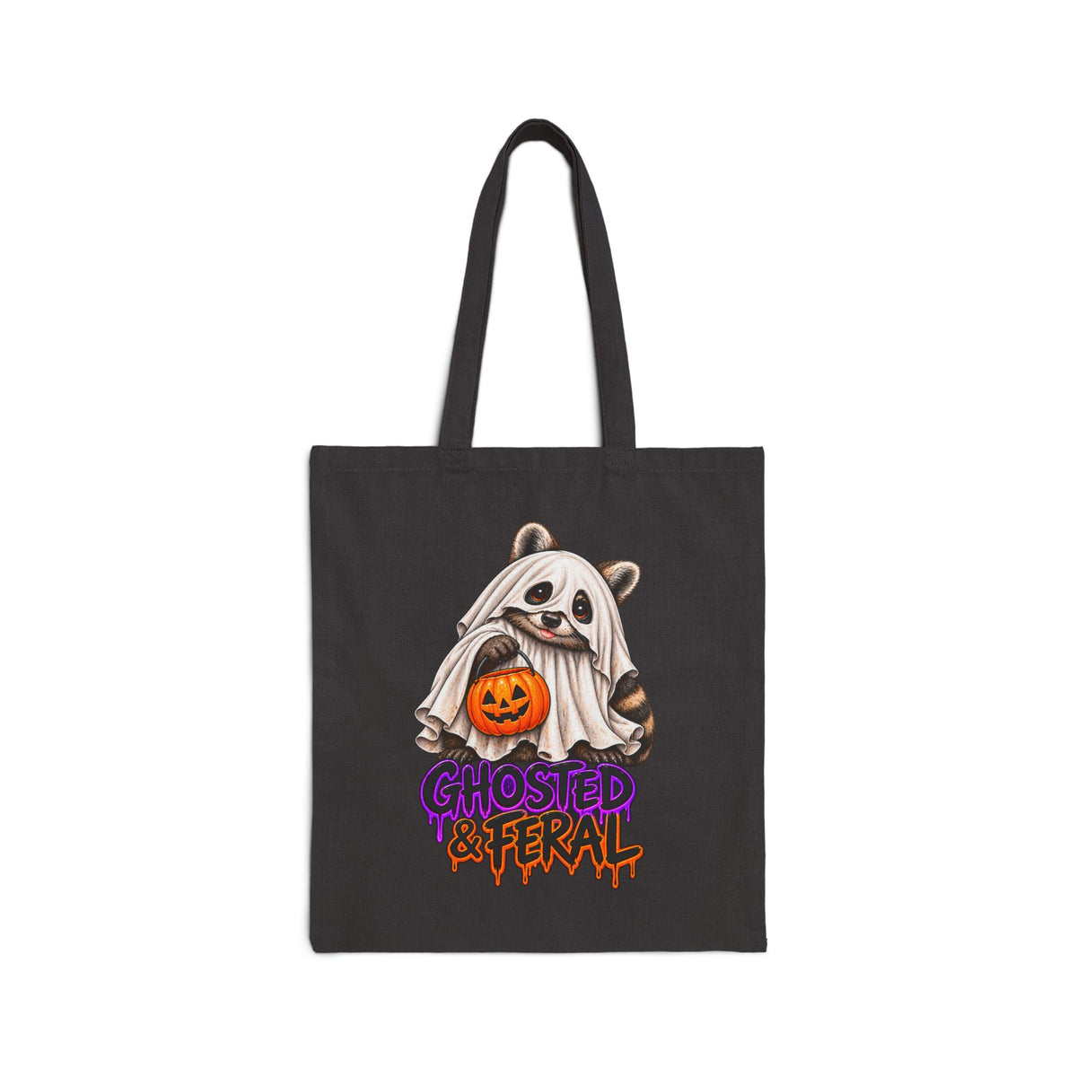 Ghosted Raccoon Tote Bag