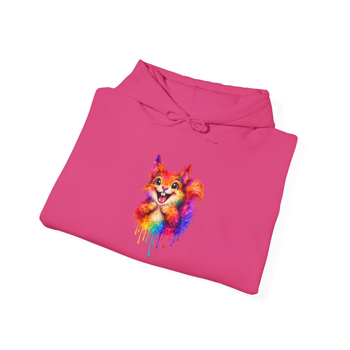 Watercolor Squirrel Hooded Sweatshirt