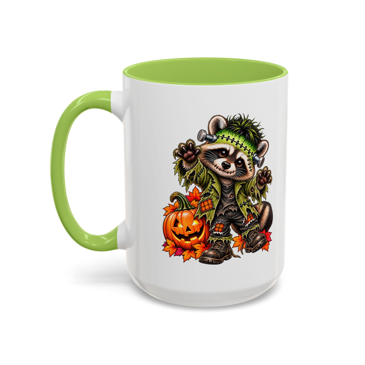 Halloween Frankenstein Raccoon Coffee Mug  (11/15oz)