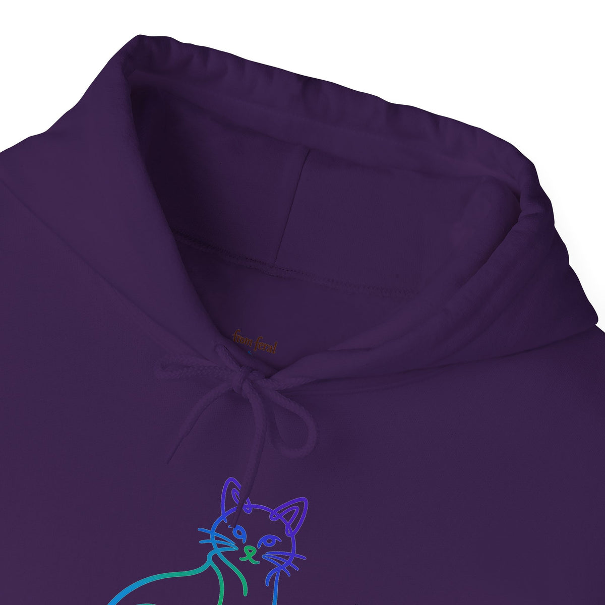 Northern Lights Cat Hooded Sweatshirt