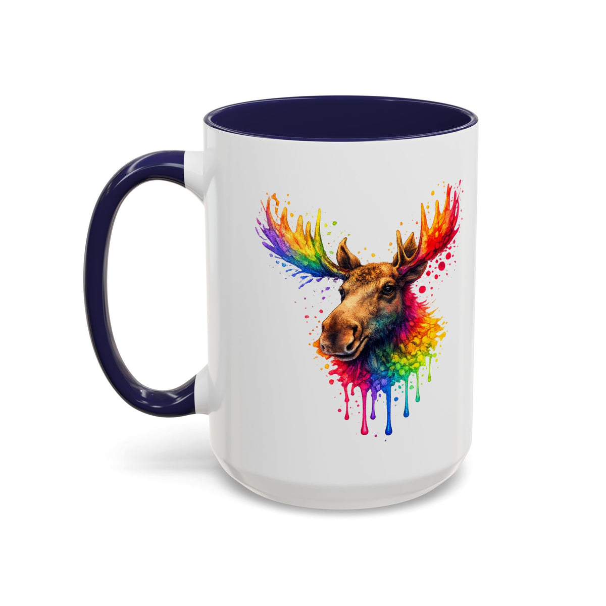 Watercolor Moose Coffee Mug  (11/15oz)