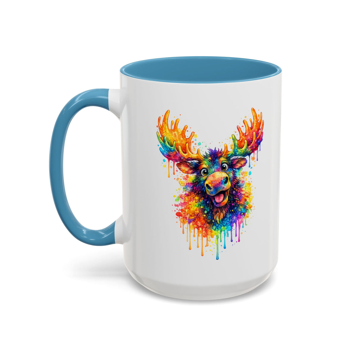 Watercolor Moose Coffee Mug  (11/15oz)