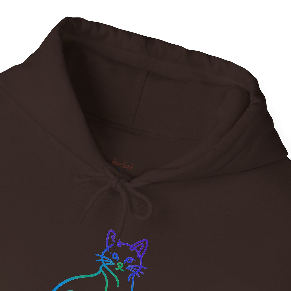 Northern Lights Cat Hooded Sweatshirt