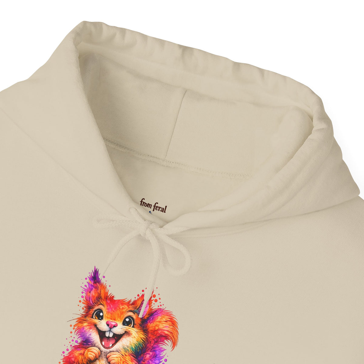 Watercolor Squirrel Hooded Sweatshirt