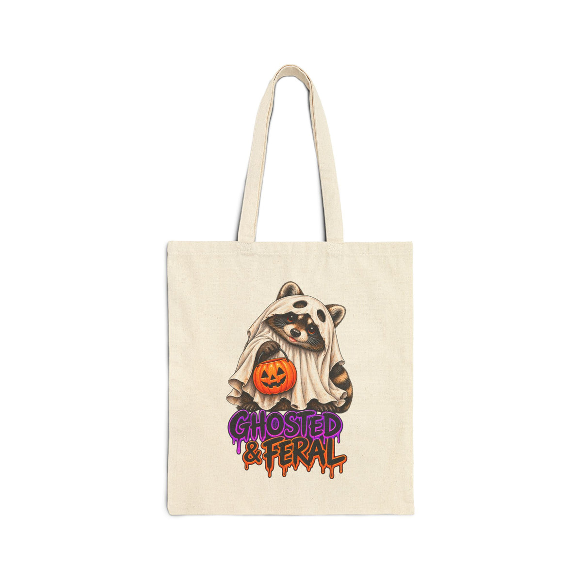Ghosted Raccoon Tote Bag