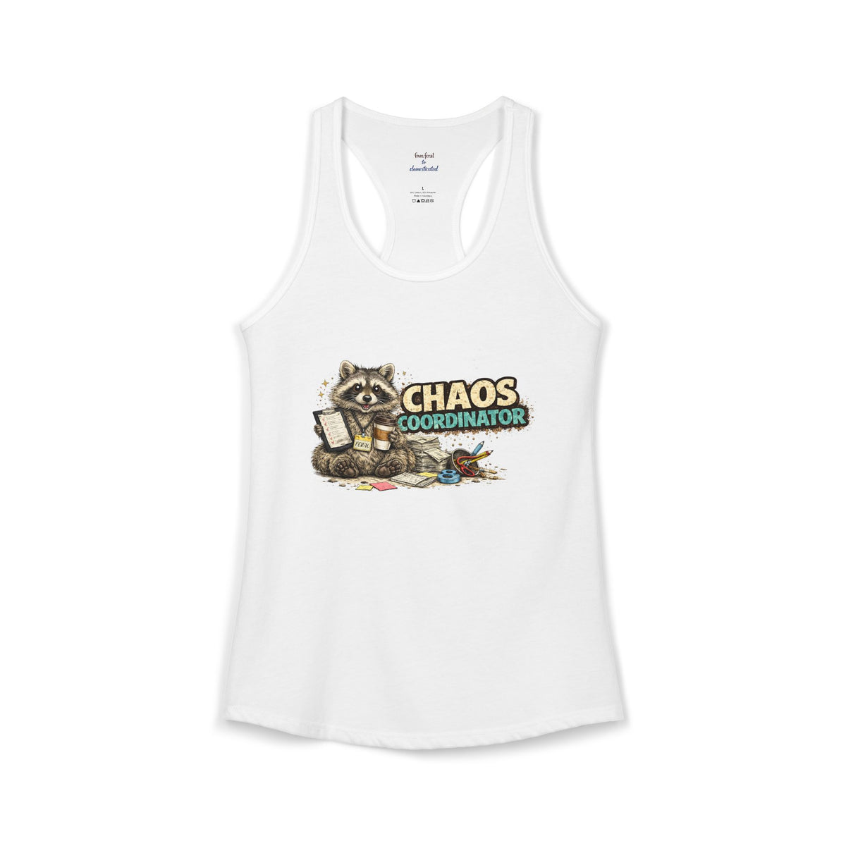 Chaos Coordinator Racerback Tank