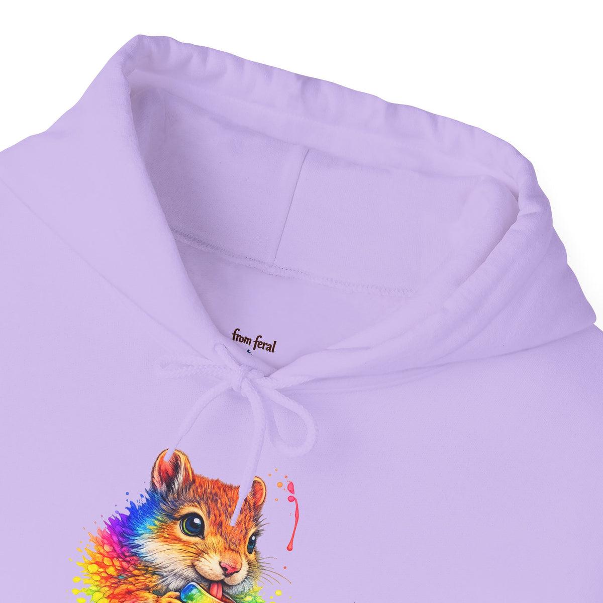 Watercolor Squirrel Hooded Sweatshirt