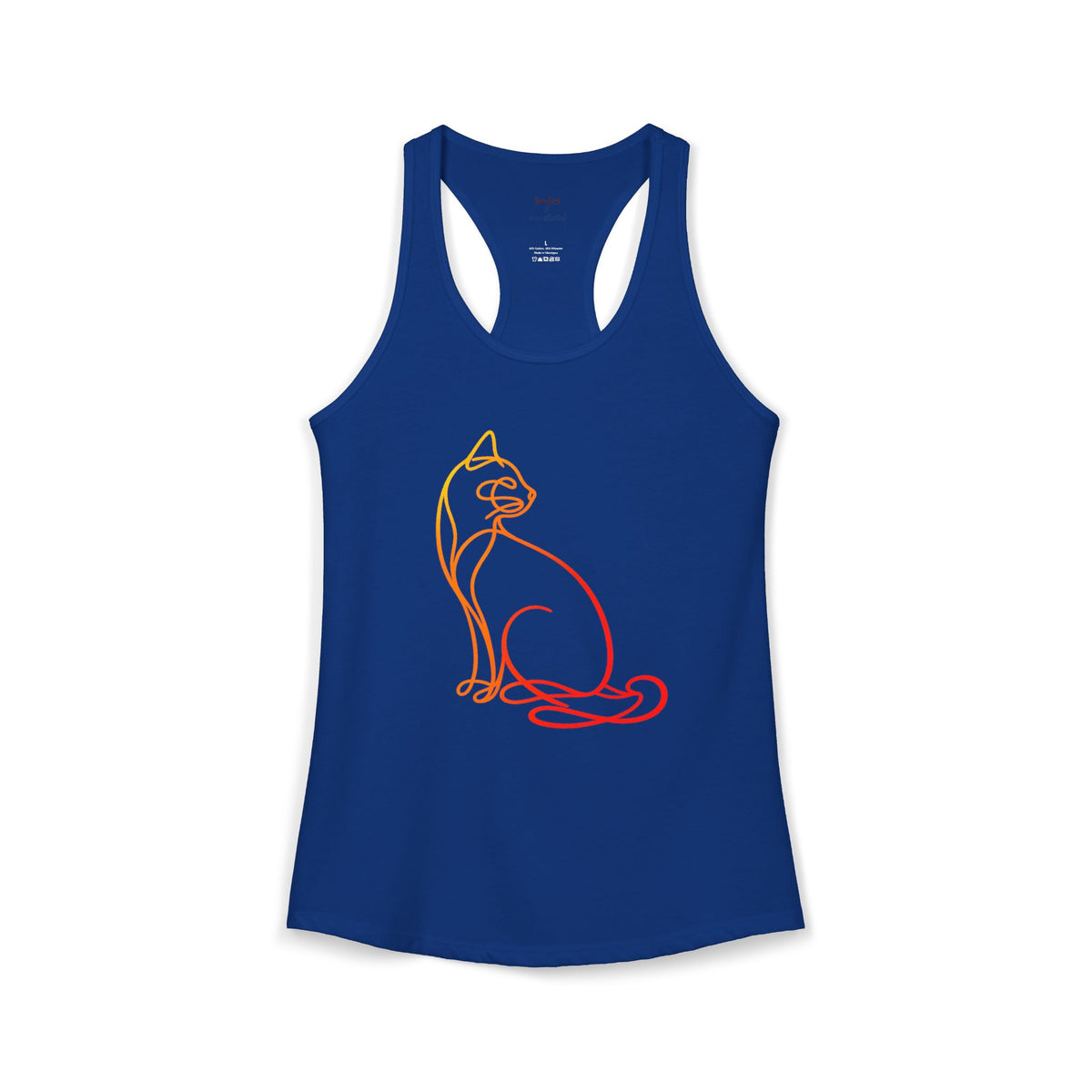 Sunrise Cat Racerback Tank