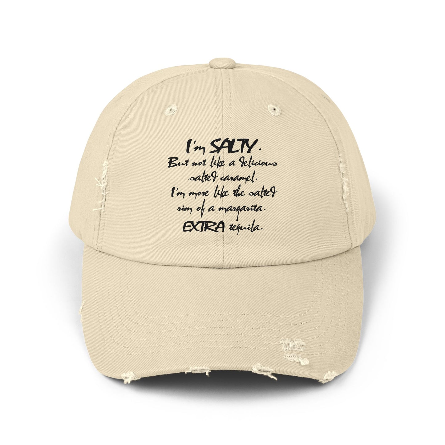 "Salty" Distressed Cap —  Funny Truth Hat