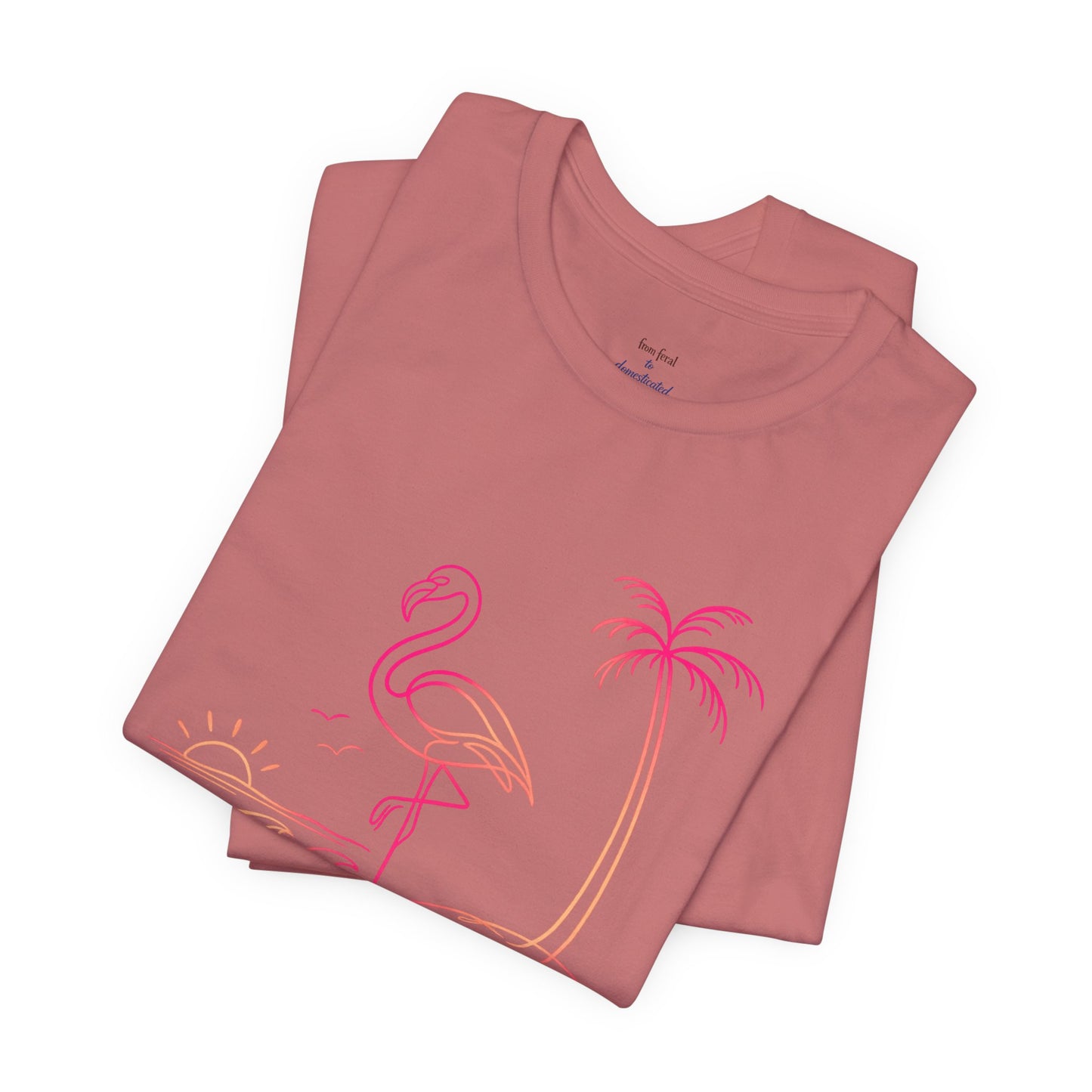 Flamingo Wild Lines T-Shirt