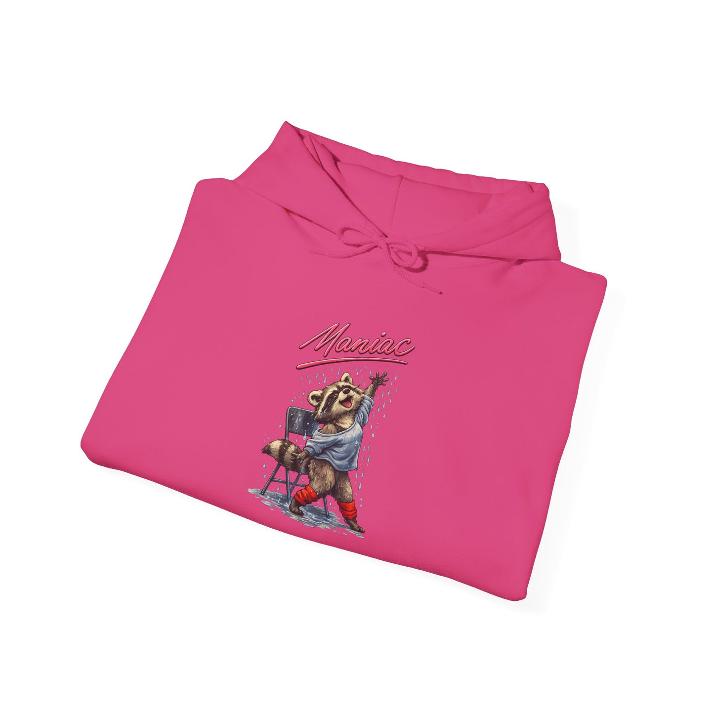 Dancing Raccoon "Maniac" Hooded Sweatshirt