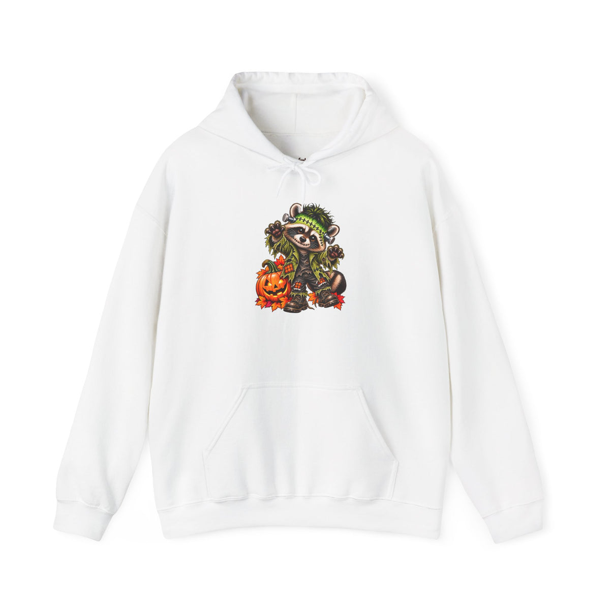 Frankenstein Raccoon Halloween Hooded Sweatshirt