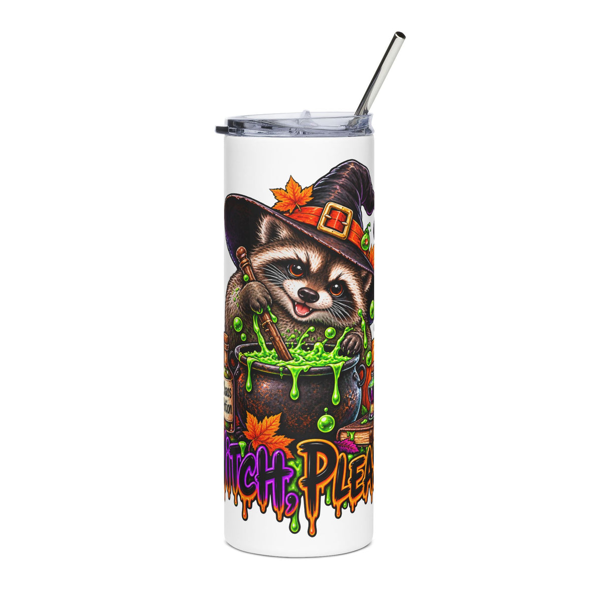 Witch, Please. Raccoon - 20oz Stainless Steel Tumbler